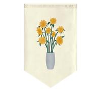 1pcs Corto Tendine Camera Divisione Porta Triangolo Bandiera da Parete Tende