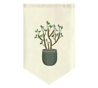 1pcs Corto Tendine Camera Divisione Porta Triangolo Bandiera da Parete Tende