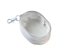 1Pcs Custodia Protettiva Cavo Dati Scatola di Immagazzinaggio Rotondo Auricolare Cavo Dati Portatile Trasparente Organizer Outdoor Borsa Da Viaggio Scatola di Immag
