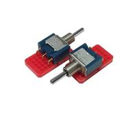 1pcs D-2818H Right angle Miniature toggle switch PCB Panel 3PIN (ON)-OFF-(ON)MOM power switche 0.4VA 28v
