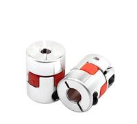 1PCS D20L25 5x8mm 3mm 4mm 5mm 6mm 6.35mm 7mm 10mm Plum Coupling spider flexible motor coupler aluminium flexible jaw coupling(7X8)