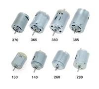1PCS DC electronic starter 3V 6 V 12V 130 140 260 280 365 370 380 385 High Speed Carbon Brush for DIY Hair Dryer Toy Fan Engine Part NWPNLXEA(1PCS 260 Motor)