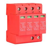 1pcs Dispositivo di Protezione Contro le Sovratensioni 4P, Protezione Contro le Sovratensioni Domestiche 385 V, Dispositivo Scaricatore a Bassa Tensione, Metodo di Montaggio su Guida (4P40KA)