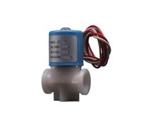 1PCS distributore di acqua elettrovalvola in plastica NC AC220V 24V 12V DC 1/4in 1/8in valvola a 2 vie for depuratore d'acqua RO macchina(1/8",DC12V)