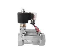 1pcs DN15-50 Elettrovalvola ad alta pressione in acciaio inox con interruttore di emergenza manuale AC220V DC24V per acqua olio aria (DN50, G_DC24V_tipo ordinario)