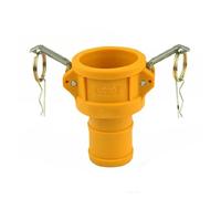 1Pcs DN15 To DN50 Camlock Couplings 1/2" To 2" Quick Disconnect PP Pipe Fittings(C,1-1/2")