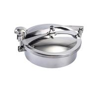 1pcs DN150-DN400 Stainless Steel Manway Cover - 304/316L Quick Opening Handhole for Tank & Vessel Access(DN400,SUS304)