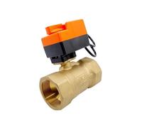 1PCS DN50 AC220V 2-Way 3-Wire Attuatore elettrico Valvola a sfera in ottone Bassa Pressione 1.6Mpa Valvola a sfera elettrica