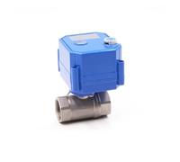1PCS DN8-DN25 valvola a sfera elettrica in acciaio inox a 2 vie 2/3 fili attuatore elettrico con interruttore manuale DC12V(3/4",DC12V_CR01)