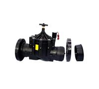 1PCS DN80 Plastica 3 Pollici A Bassa Tensione 220v AC Acqua di Irrigazione Elettrovalvola Flangia di Collegamento(110V AC)