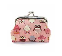 1PCS Donne Borsa Bella Gufo Modello Stampa Hasp Piccolo Portafoglio Donna Carino Coin Purse Portafoglio, 1 pezzo - 13, Taglia unica