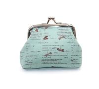 1PCS Donne Borsa Bella Gufo Modello Stampa Hasp Piccolo Portafoglio Donna Carino Coin Purse Portafoglio, 1 pezzo-09, Taglia unica