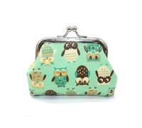 1PCS Donne Borsa Bella Gufo Modello Stampa Hasp Piccolo Portafoglio Donna Carino Coin Purse Portafoglio, 1 pezzo-15, Taglia unica