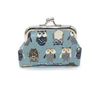 1PCS Donne Borsa Bella Gufo Modello Stampa Hasp Piccolo Portafoglio Donna Carino Coin Purse Portafoglio, 1 pezzo-14, Taglia unica