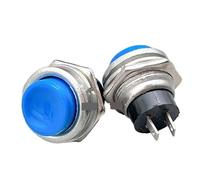 1PCS DS-212 Momentaneo SPST NO Tappo Rotondo Interruttore A Pulsante AC 125V 3A DS212(Red)