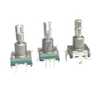 1PCS EC11 Encoder 30 Posizionamento 15 Potenziometro a impulsi digitali con interruttore a pulsante Diametro albero di regolazione 4,7 mm