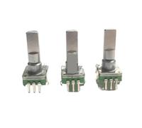1PCS EC11 Encoder 30 Posizionamento 15 Potenziometro a impulsi digitali con interruttore a pulsante Regolazione asse D 20mm