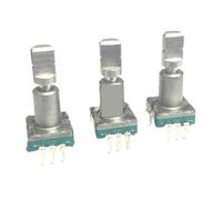 1PCS EC11 Encoder 30 Posizionamento 15 Potenziometro a impulsi digitali con regolazione dell'interruttore a pulsante Asse D 20,5 mm