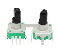1PCS EC12 24 Posizionamento 24 Encoder a impulsi Pannello operativo Manopola di controllo della velocità Potenziometro a 5 pin con interruttore Metà albero 14mm