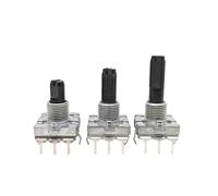 1PCS EC16 Encoder rotativo 24 Numero di posizionamento 24 Numero di impulsi Albero a dente di sega 15MM 20MM 25MM Potenziometro rotativo digitale 3 Piedi(Shaft 15MM)