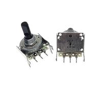 1Pcs EC16 Tipo 3-Pin 1-2-36 Encoder Orizzontale 36 Numero di Posizionamento Potenziometro Impulso Rotante D Lunghezza Albero 20MM