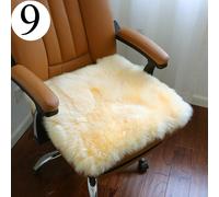 1pcs Finta Pelliccia Sedia Cuscino Peloso Divano Tappetini Pad Morbido Quadrato