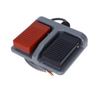 1pcs Foot Switch, Momentary Plastic Double Pedal Duplex Two-Way Tumbler 3A/220VAC/799(2m wire)