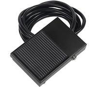 1PCS Footswitch Iron Shell Foot Interruttore di comando momentaneo Pedale di alimentazione elettrica SPDT FS-1 10A 250VAC (Color : 2M Wire)(1m Wire)