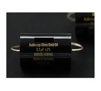 1pcs GAD Silver/Gold/Oil frequency division coupling gold and silver foil oil-immersed audio capacitor AUOQKQUT(2.2UF 600V)