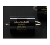 1pcs GAD Silver/Gold/Oil frequency division coupling gold and silver foil oil-immersed audio capacitor MQXFCZUX(3.3UF 600V)