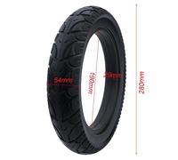 1PCS Gomma Pieno Pneumatico 12 Inch 12 1/2x2 1/4 (57-203) for Elettrico