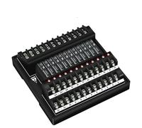 1PCS Guida DIN E Montaggio Piatto AC/DC 5V 12V 24V SPST-NO 5A Modulo Relè di Potenza APAN3105 APAN3112 APAN3124 Modulo Relè(Input 12V,MS-1NO-5A-12P)
