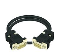 1PCS HDP15 D-Sub for montaggio su guida DIN modulo di interfaccia HDB15 morsettiera rapida for cavi HDB15 a scheda connettore a molla(Male To Male 1M)