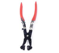 1Pcs Hose Clamp Pliers Tool Ratchet Locking Flat Band Ring Spring Type Swivel