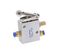 1PCS Interruttore della valvola pneumatica JM322R 2 posizioni 3 vie Filettatura femmina 1/4 "12mm Leva a rullo Valvola meccanica dell'aria(12MM)