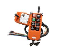 1PCS Interruttore di comando a distanza industriale senza fili Gru controllo della gru 1 trasmettitore + ricevitore F21-E1B 6 canali(AC 220V)