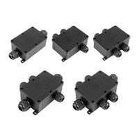 1PCS IP68 2/3/4/5/6 Vie Connettore Impermeabile In Scatola 5-14mm Nero Copertura scatola di giunzione Scatola di giunzione Strumento elettronico esterno Cerniera caso(F3-3)