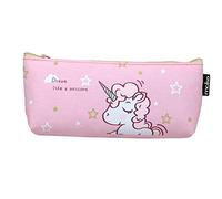 1pcs Kawaii Semplice Astuccio Carino Unicorno Blu Modello Ufficio Studente Astuccio Scuola Forniture Astuccio Penna Astuccio Scuola, 1 Pezzo