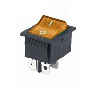 1pcs KCD4 Latching/Momentary Rocker Switch Power Switch I/O l/O/ll 4 Pins/6 Pins with Light 16A 250VAC/25A 250V 20A 125VAC(2position 4PIN Y)