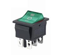 1pcs KCD4 Latching/Momentary Rocker Switch Power Switch I/O l/O/ll 4 Pins/6 Pins with Light 16A 250VAC/25A 250V 20A 125VAC(3position 6PIN G) Controls Switches
