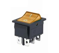1pcs KCD4 Latching/Momentary Rocker Switch Power Switch I/O l/O/ll 4 Pins/6 Pins with Light 16A 250VAC/25A 250V 20A 125VAC(2position 6PIN Y) Controls Switches
