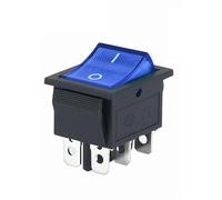 1pcs KCD4 Latching/Momentary Rocker Switch Power Switch I/O l/O/ll 4 Pins/6 Pins with Light 16A 250VAC/25A 250V 20A 125VAC(2position 6PIN B) Controls Switches