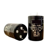 1pcs/lot 100uf 500v 35X50MM quadrupole balanced Electrolytic capacitor AUOQKQUT