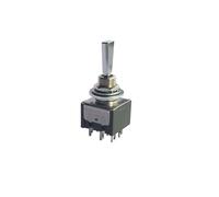 1PCS M-2029 Button Switch ON-OFF-(MOM) SPDT 6Pin 3Positiongear shaking head rocker arm toggle switch 6A125VAC