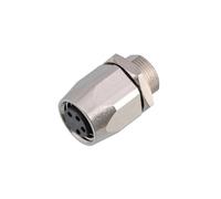 1PCS M8 Presa Flangia Con Filo 20CM 30CM 3 4 5 6 8 PIN Filo Elettronico Piastra di Collegamento Piastra Frontale connettore posteriore(080037,WITH 30CM CABLE_4 PIN D CODE)