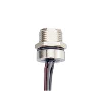 1PCS M8 Presa Flangia Con Filo 20CM 30CM 3 4 5 6 8 PIN Filo Elettronico Piastra di Collegamento Piastra Frontale connettore posteriore(080046 wires,WITH 30CM CABLE_5P)
