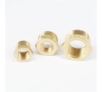 1pcs M8x0.75 M8x1 M10x1 M10x1.5 M12 Female -Male Brass Reducer Reducing Adapter Fitting Fuel Pressure Gauge,size 15,Brass