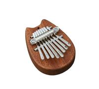 1Pcs Mini Kalimba 8 Key Thumb Piano Cute Instrument Portable For Beginners Exquisite Gift Set For Kids Mini Instruments Kalimba Thumb Piano(Brown-04)