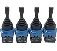 1PCS New Type 30mm Monolever Cross Rocker Master Switch Joystick Cross Switch Self-Reset Self-Lock 2NO 4NO (Color : 4 Way Self Lock)(4 Way Self Reset)