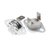 1PCS Normalmente aperto KSD302 16A 250V 40-130 Gradi Ceramica KSD301 Normalmente Chiuso Termostato Interruttore della Temperatura 45 55 60 65 70 75 (Size : NO, Color : 75C)